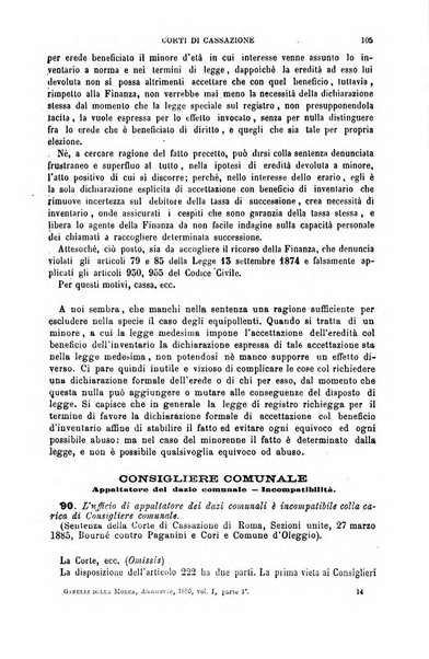 Annuario di giurisprudenza contemporanea amministrativa e finanziaria ossia raccolta di sentenze, pareri, massime, decisioni ...