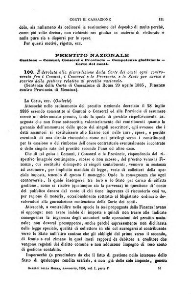 Annuario di giurisprudenza contemporanea amministrativa e finanziaria ossia raccolta di sentenze, pareri, massime, decisioni ...