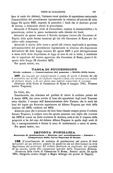 Annuario di giurisprudenza contemporanea amministrativa e finanziaria ossia raccolta di sentenze, pareri, massime, decisioni ...