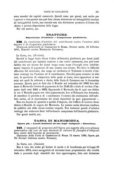 Annuario di giurisprudenza contemporanea amministrativa e finanziaria ossia raccolta di sentenze, pareri, massime, decisioni ...