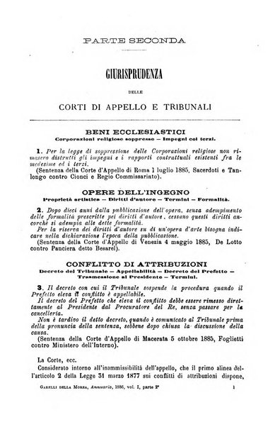 Annuario di giurisprudenza contemporanea amministrativa e finanziaria ossia raccolta di sentenze, pareri, massime, decisioni ...