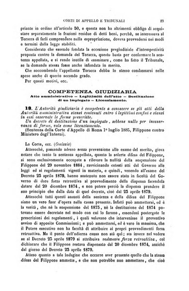 Annuario di giurisprudenza contemporanea amministrativa e finanziaria ossia raccolta di sentenze, pareri, massime, decisioni ...