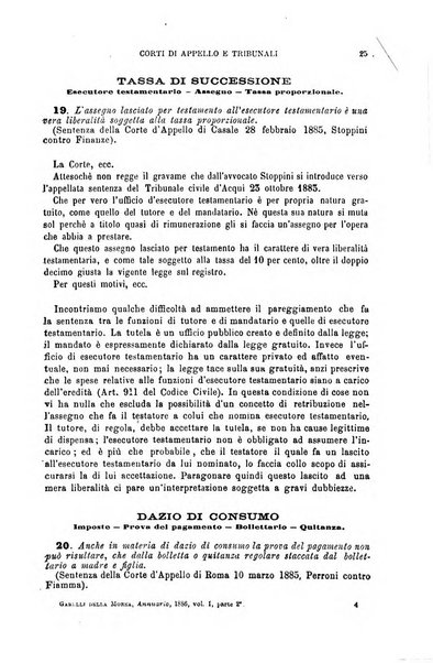 Annuario di giurisprudenza contemporanea amministrativa e finanziaria ossia raccolta di sentenze, pareri, massime, decisioni ...