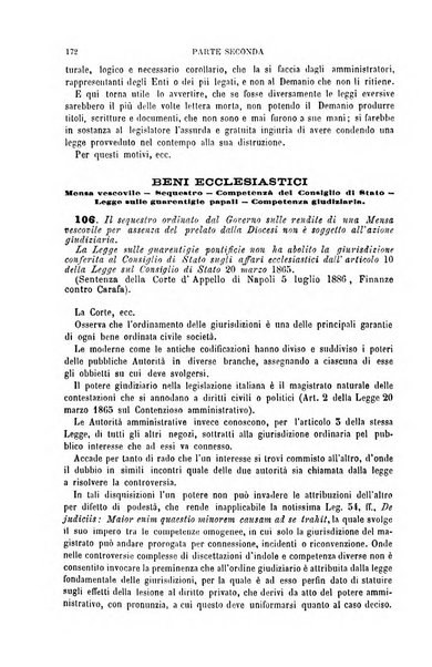 Annuario di giurisprudenza contemporanea amministrativa e finanziaria ossia raccolta di sentenze, pareri, massime, decisioni ...