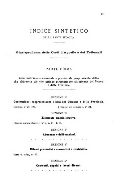 Annuario di giurisprudenza contemporanea amministrativa e finanziaria ossia raccolta di sentenze, pareri, massime, decisioni ...