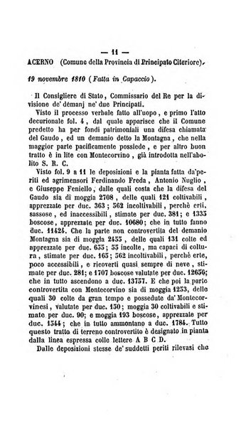 Bullettino delle ordinanze de' commissarj ripartitori de' demanj ex feudali e comunali nelle province dei rr.dd. al di qua del Faro in appendice degli atti eversivi della feudalita