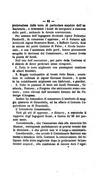 Bullettino delle ordinanze de' commissarj ripartitori de' demanj ex feudali e comunali nelle province dei rr.dd. al di qua del Faro in appendice degli atti eversivi della feudalita