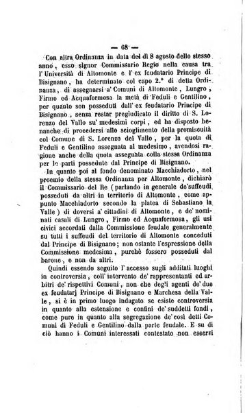 Bullettino delle ordinanze de' commissarj ripartitori de' demanj ex feudali e comunali nelle province dei rr.dd. al di qua del Faro in appendice degli atti eversivi della feudalita