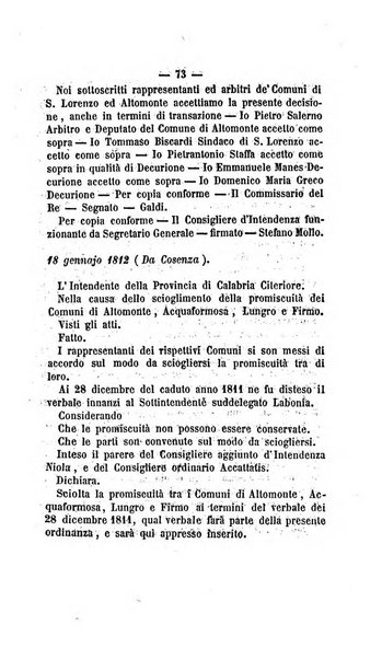 Bullettino delle ordinanze de' commissarj ripartitori de' demanj ex feudali e comunali nelle province dei rr.dd. al di qua del Faro in appendice degli atti eversivi della feudalita