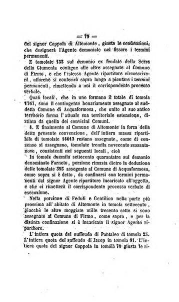 Bullettino delle ordinanze de' commissarj ripartitori de' demanj ex feudali e comunali nelle province dei rr.dd. al di qua del Faro in appendice degli atti eversivi della feudalita