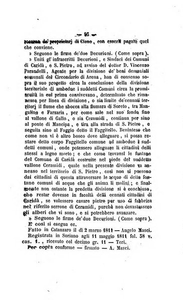 Bullettino delle ordinanze de' commissarj ripartitori de' demanj ex feudali e comunali nelle province dei rr.dd. al di qua del Faro in appendice degli atti eversivi della feudalita