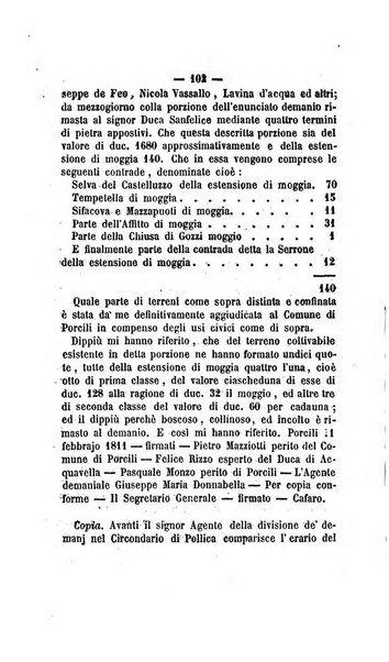 Bullettino delle ordinanze de' commissarj ripartitori de' demanj ex feudali e comunali nelle province dei rr.dd. al di qua del Faro in appendice degli atti eversivi della feudalita