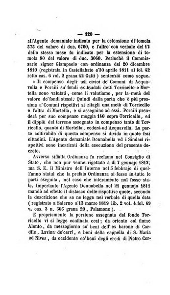 Bullettino delle ordinanze de' commissarj ripartitori de' demanj ex feudali e comunali nelle province dei rr.dd. al di qua del Faro in appendice degli atti eversivi della feudalita