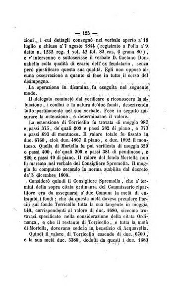 Bullettino delle ordinanze de' commissarj ripartitori de' demanj ex feudali e comunali nelle province dei rr.dd. al di qua del Faro in appendice degli atti eversivi della feudalita