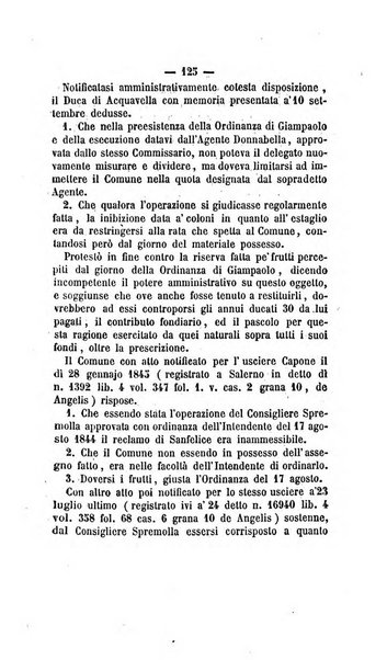 Bullettino delle ordinanze de' commissarj ripartitori de' demanj ex feudali e comunali nelle province dei rr.dd. al di qua del Faro in appendice degli atti eversivi della feudalita