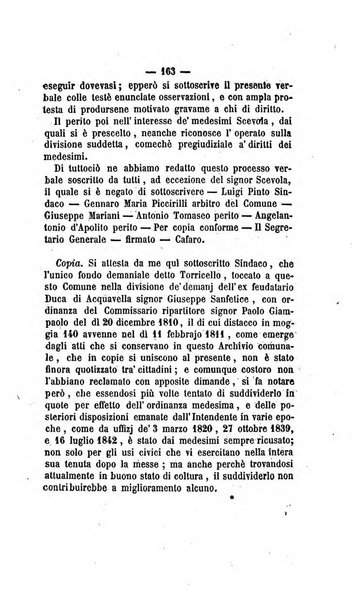 Bullettino delle ordinanze de' commissarj ripartitori de' demanj ex feudali e comunali nelle province dei rr.dd. al di qua del Faro in appendice degli atti eversivi della feudalita