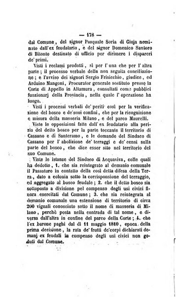 Bullettino delle ordinanze de' commissarj ripartitori de' demanj ex feudali e comunali nelle province dei rr.dd. al di qua del Faro in appendice degli atti eversivi della feudalita