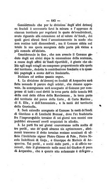 Bullettino delle ordinanze de' commissarj ripartitori de' demanj ex feudali e comunali nelle province dei rr.dd. al di qua del Faro in appendice degli atti eversivi della feudalita