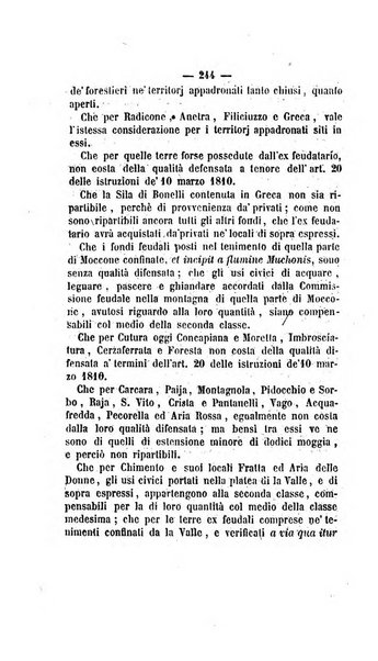 Bullettino delle ordinanze de' commissarj ripartitori de' demanj ex feudali e comunali nelle province dei rr.dd. al di qua del Faro in appendice degli atti eversivi della feudalita