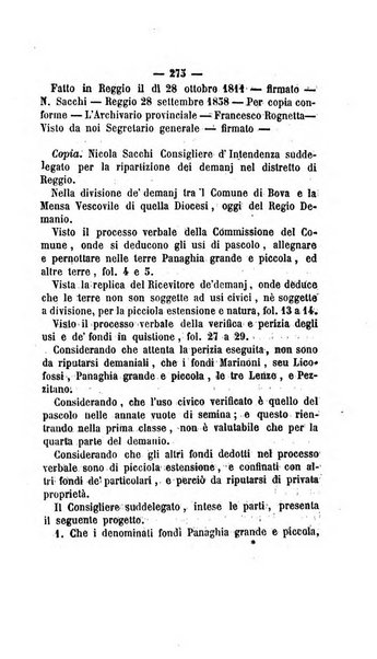 Bullettino delle ordinanze de' commissarj ripartitori de' demanj ex feudali e comunali nelle province dei rr.dd. al di qua del Faro in appendice degli atti eversivi della feudalita