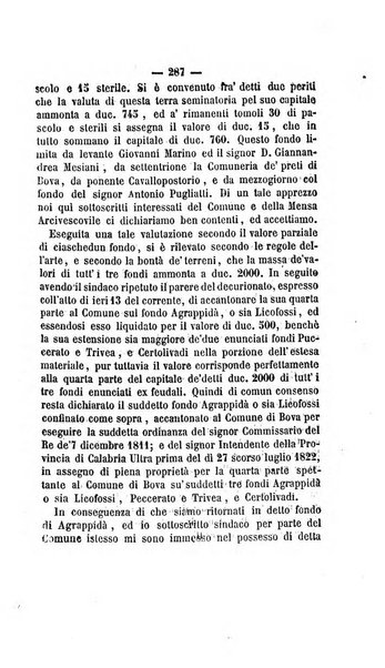 Bullettino delle ordinanze de' commissarj ripartitori de' demanj ex feudali e comunali nelle province dei rr.dd. al di qua del Faro in appendice degli atti eversivi della feudalita