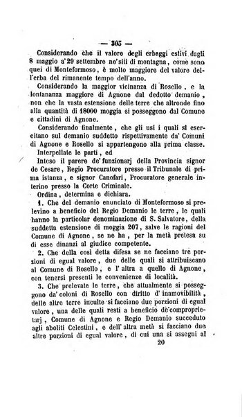 Bullettino delle ordinanze de' commissarj ripartitori de' demanj ex feudali e comunali nelle province dei rr.dd. al di qua del Faro in appendice degli atti eversivi della feudalita