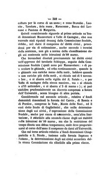 Bullettino delle ordinanze de' commissarj ripartitori de' demanj ex feudali e comunali nelle province dei rr.dd. al di qua del Faro in appendice degli atti eversivi della feudalita