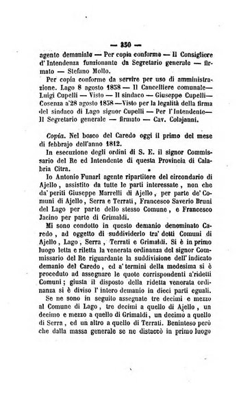 Bullettino delle ordinanze de' commissarj ripartitori de' demanj ex feudali e comunali nelle province dei rr.dd. al di qua del Faro in appendice degli atti eversivi della feudalita