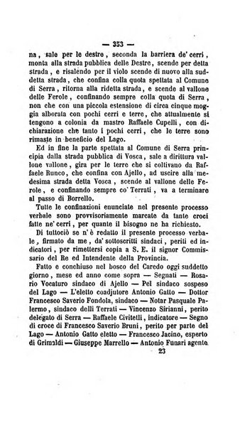 Bullettino delle ordinanze de' commissarj ripartitori de' demanj ex feudali e comunali nelle province dei rr.dd. al di qua del Faro in appendice degli atti eversivi della feudalita