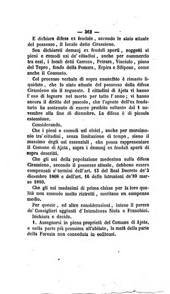 Bullettino delle ordinanze de' commissarj ripartitori de' demanj ex feudali e comunali nelle province dei rr.dd. al di qua del Faro in appendice degli atti eversivi della feudalita