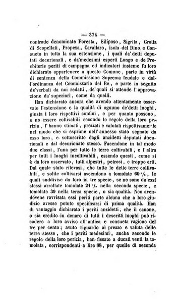 Bullettino delle ordinanze de' commissarj ripartitori de' demanj ex feudali e comunali nelle province dei rr.dd. al di qua del Faro in appendice degli atti eversivi della feudalita