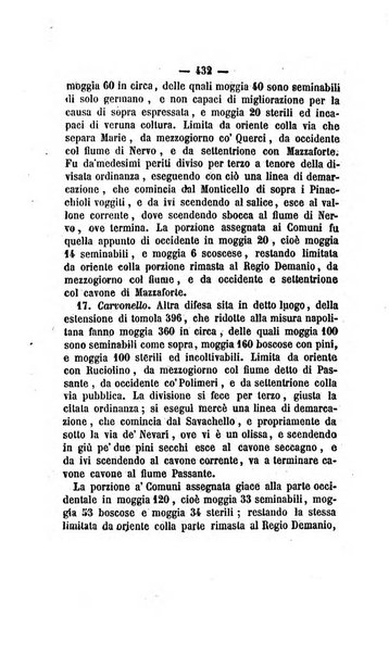 Bullettino delle ordinanze de' commissarj ripartitori de' demanj ex feudali e comunali nelle province dei rr.dd. al di qua del Faro in appendice degli atti eversivi della feudalita