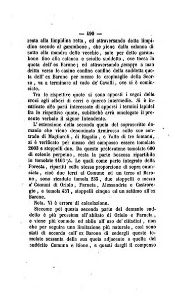 Bullettino delle ordinanze de' commissarj ripartitori de' demanj ex feudali e comunali nelle province dei rr.dd. al di qua del Faro in appendice degli atti eversivi della feudalita