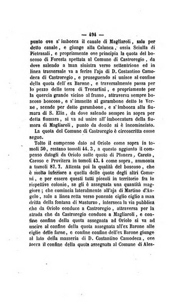 Bullettino delle ordinanze de' commissarj ripartitori de' demanj ex feudali e comunali nelle province dei rr.dd. al di qua del Faro in appendice degli atti eversivi della feudalita