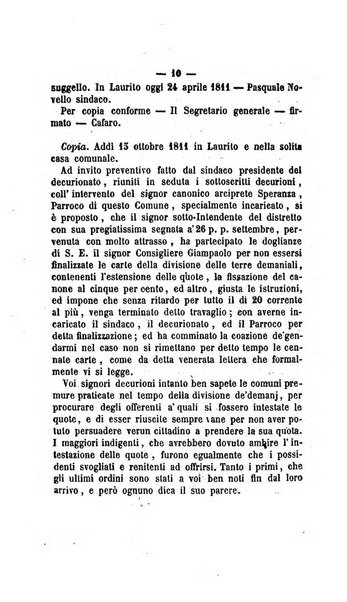 Bullettino delle ordinanze de' commissarj ripartitori de' demanj ex feudali e comunali nelle province dei rr.dd. al di qua del Faro in appendice degli atti eversivi della feudalita