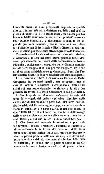 Bullettino delle ordinanze de' commissarj ripartitori de' demanj ex feudali e comunali nelle province dei rr.dd. al di qua del Faro in appendice degli atti eversivi della feudalita