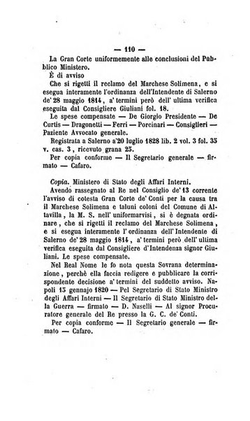 Bullettino delle ordinanze de' commissarj ripartitori de' demanj ex feudali e comunali nelle province dei rr.dd. al di qua del Faro in appendice degli atti eversivi della feudalita