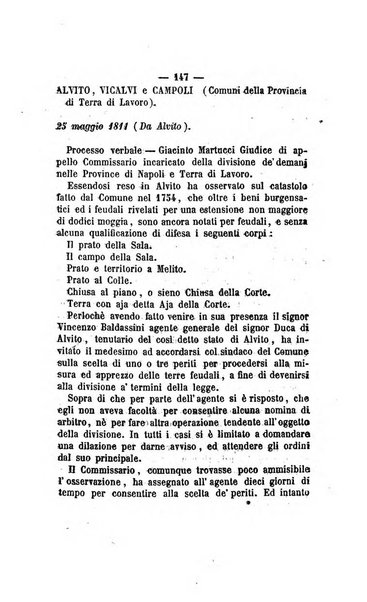 Bullettino delle ordinanze de' commissarj ripartitori de' demanj ex feudali e comunali nelle province dei rr.dd. al di qua del Faro in appendice degli atti eversivi della feudalita