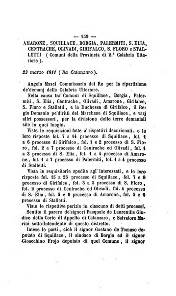 Bullettino delle ordinanze de' commissarj ripartitori de' demanj ex feudali e comunali nelle province dei rr.dd. al di qua del Faro in appendice degli atti eversivi della feudalita