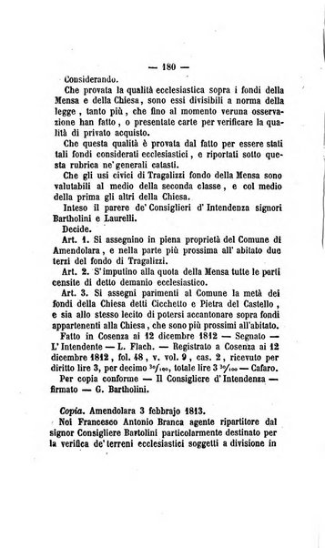 Bullettino delle ordinanze de' commissarj ripartitori de' demanj ex feudali e comunali nelle province dei rr.dd. al di qua del Faro in appendice degli atti eversivi della feudalita