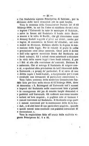 Bullettino delle ordinanze de' commissarj ripartitori de' demanj ex feudali e comunali nelle province dei rr.dd. al di qua del Faro in appendice degli atti eversivi della feudalita