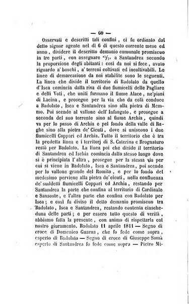 Bullettino delle ordinanze de' commissarj ripartitori de' demanj ex feudali e comunali nelle province dei rr.dd. al di qua del Faro in appendice degli atti eversivi della feudalita