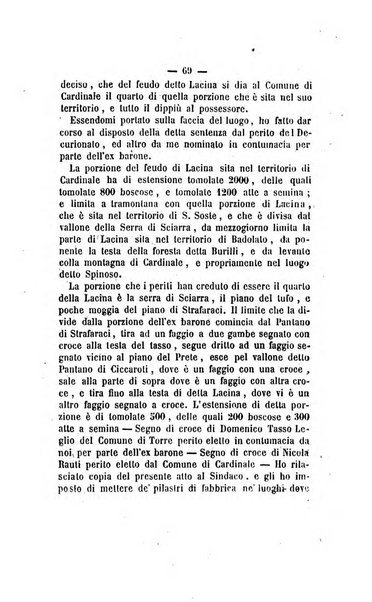 Bullettino delle ordinanze de' commissarj ripartitori de' demanj ex feudali e comunali nelle province dei rr.dd. al di qua del Faro in appendice degli atti eversivi della feudalita