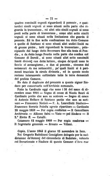 Bullettino delle ordinanze de' commissarj ripartitori de' demanj ex feudali e comunali nelle province dei rr.dd. al di qua del Faro in appendice degli atti eversivi della feudalita