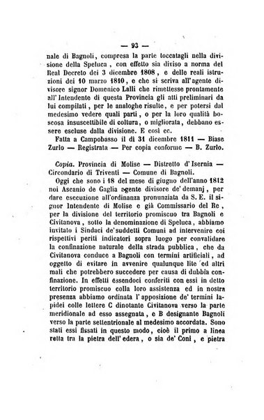 Bullettino delle ordinanze de' commissarj ripartitori de' demanj ex feudali e comunali nelle province dei rr.dd. al di qua del Faro in appendice degli atti eversivi della feudalita