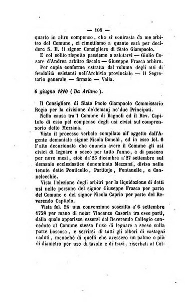 Bullettino delle ordinanze de' commissarj ripartitori de' demanj ex feudali e comunali nelle province dei rr.dd. al di qua del Faro in appendice degli atti eversivi della feudalita