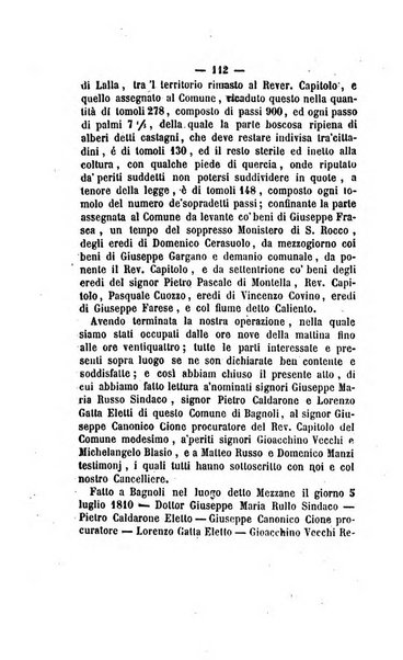 Bullettino delle ordinanze de' commissarj ripartitori de' demanj ex feudali e comunali nelle province dei rr.dd. al di qua del Faro in appendice degli atti eversivi della feudalita