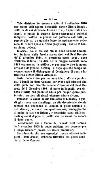 Bullettino delle ordinanze de' commissarj ripartitori de' demanj ex feudali e comunali nelle province dei rr.dd. al di qua del Faro in appendice degli atti eversivi della feudalita