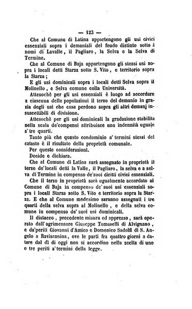 Bullettino delle ordinanze de' commissarj ripartitori de' demanj ex feudali e comunali nelle province dei rr.dd. al di qua del Faro in appendice degli atti eversivi della feudalita