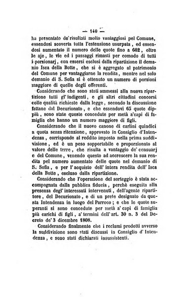 Bullettino delle ordinanze de' commissarj ripartitori de' demanj ex feudali e comunali nelle province dei rr.dd. al di qua del Faro in appendice degli atti eversivi della feudalita